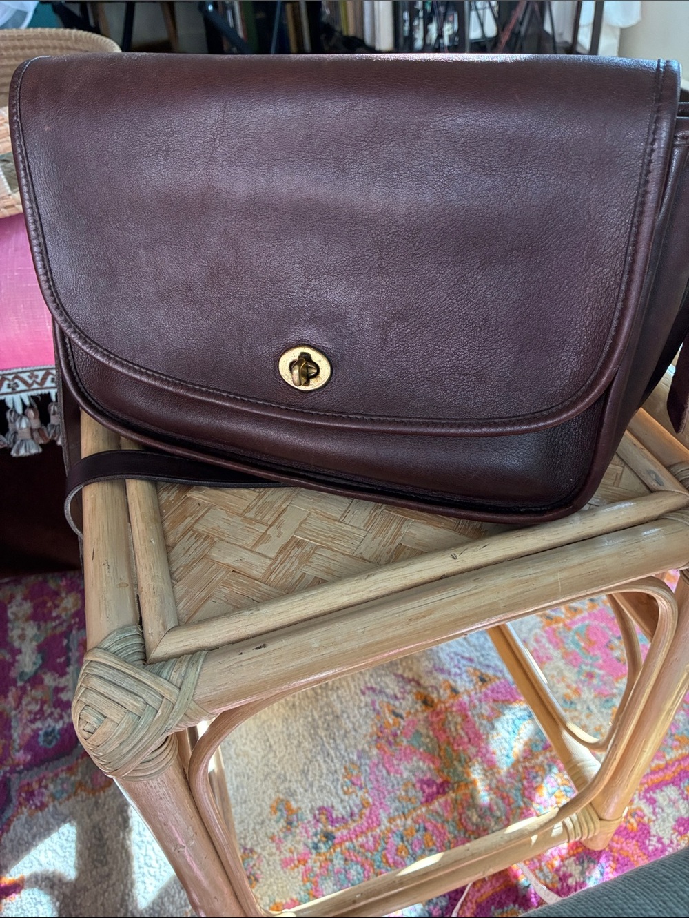 Coach Vintage Collegiate Shoulder /Crossbody Late 80’s, Early 90’s 0775-41